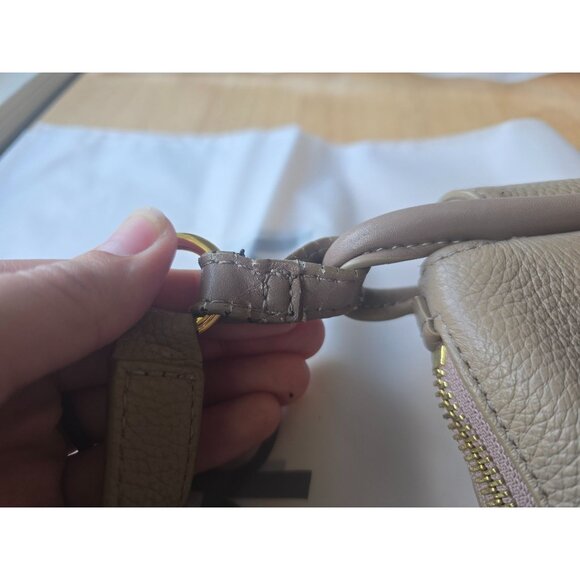 Aallyn Leather Marley Hobo in Biscotti Purse Shoulder Bag Neutral Boho Chic Fall - Picture 14 of 16